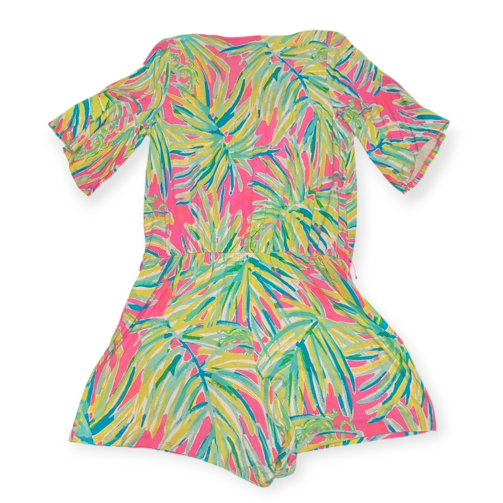 Lilly Pulitzer Madilyn Romper Sz Large Womens Res… - image 4